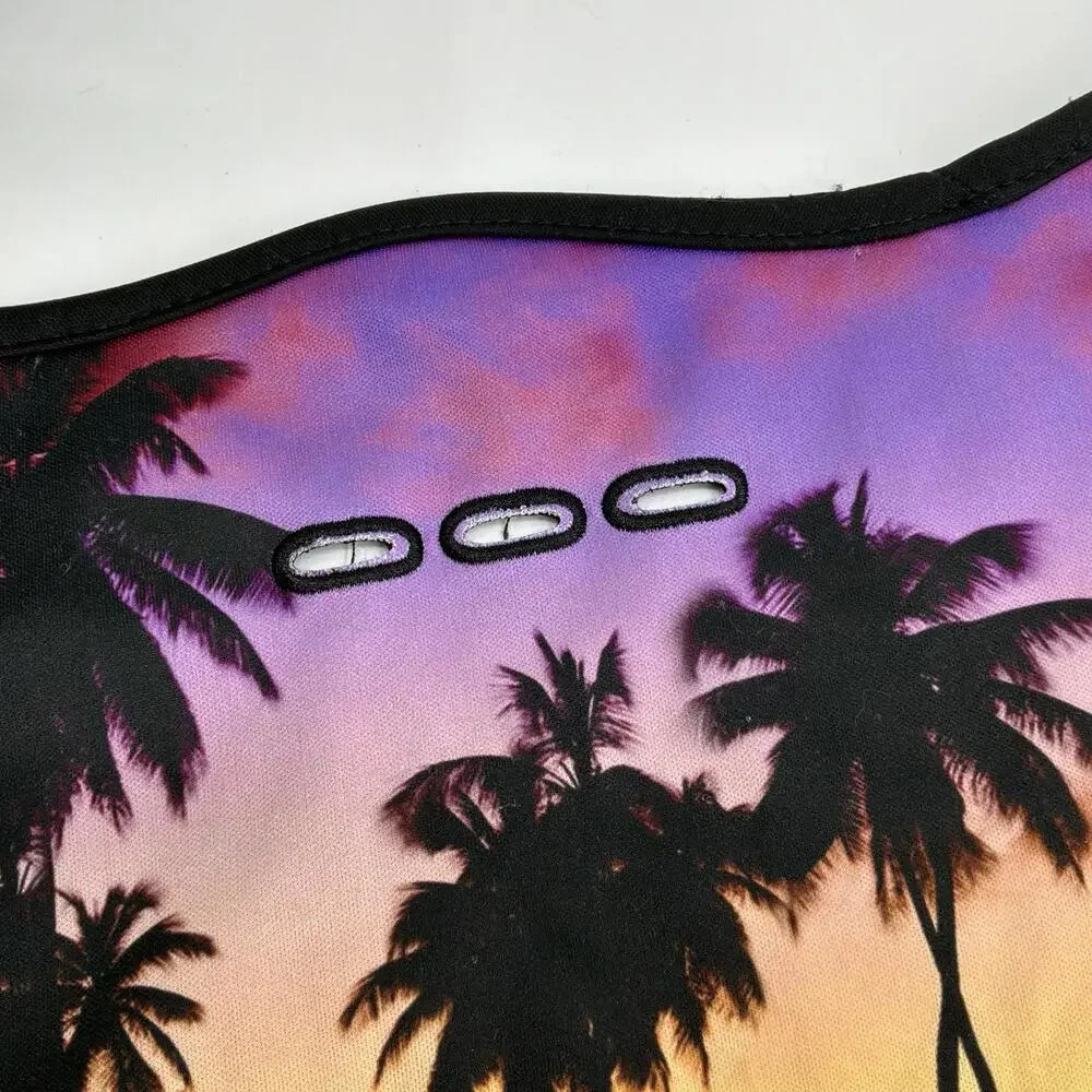 NEFF Mountain Fleece Lined Ski Mask Beach Sunset Print Face Mask Adult Unisex